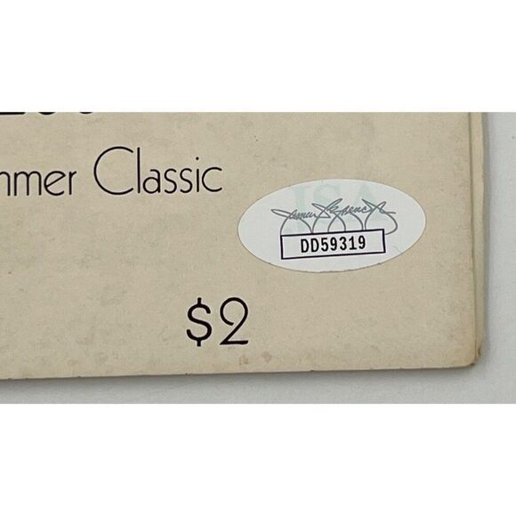 Bobby Allison Signed Program Vintage Warner W Hodgdon 400 JSA COA - Picture 4 of 7